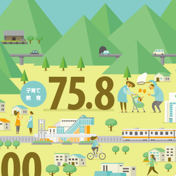 生活　市政概要　イラスト