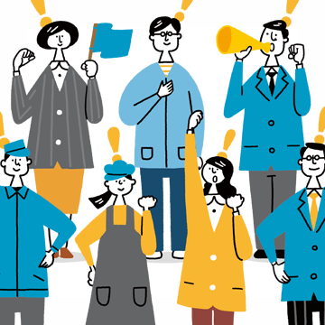 ライフデザイン　人物　イラスト