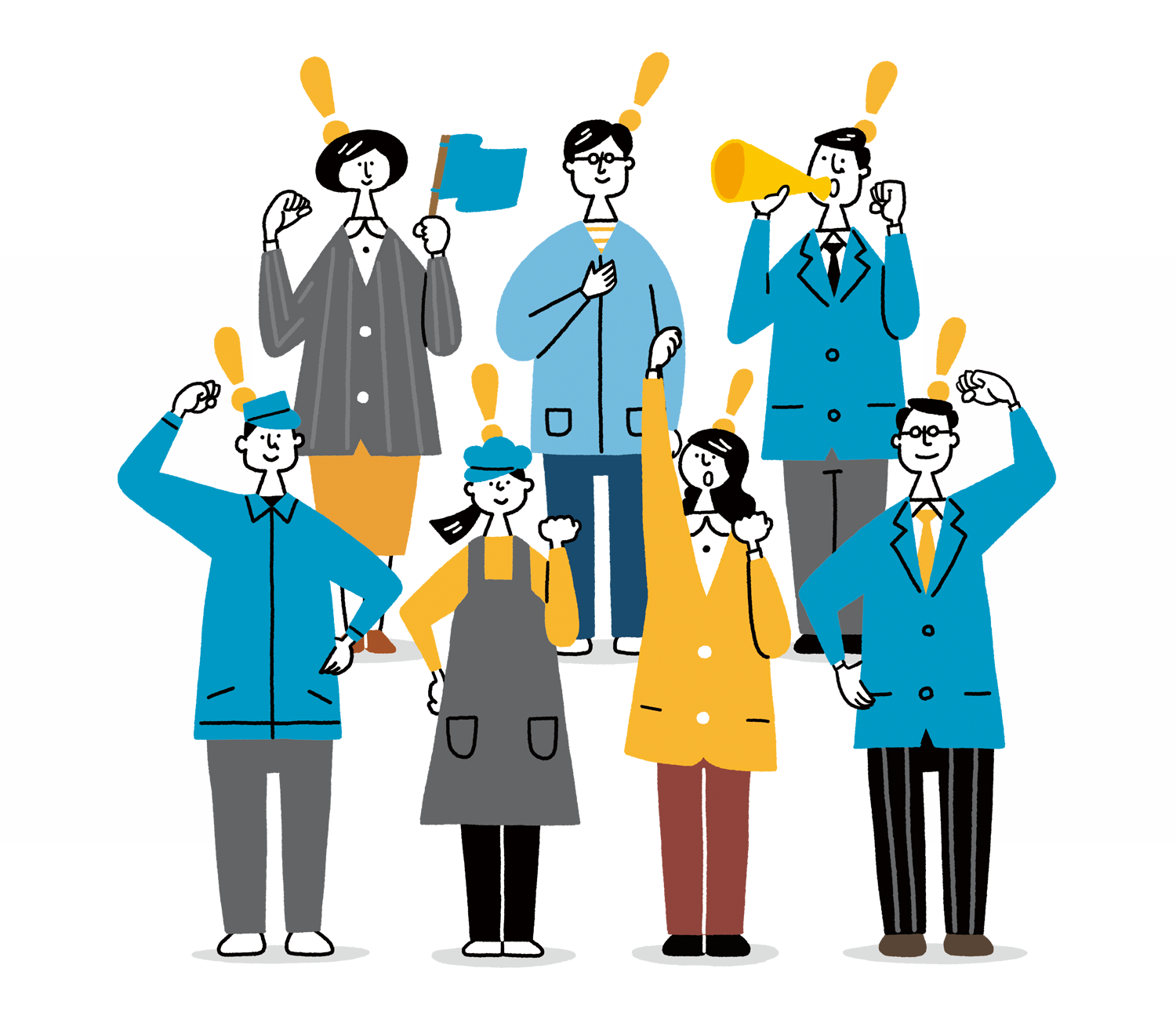 ライフデザイン　人物　イラスト