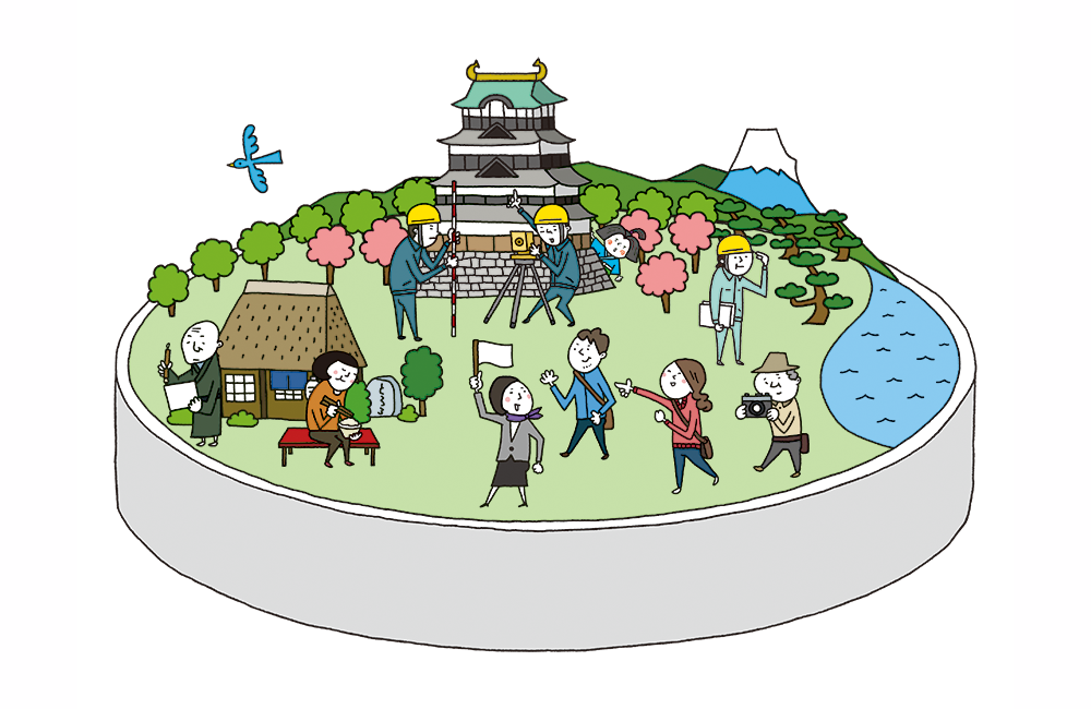 市総合計画イラスト　歴史