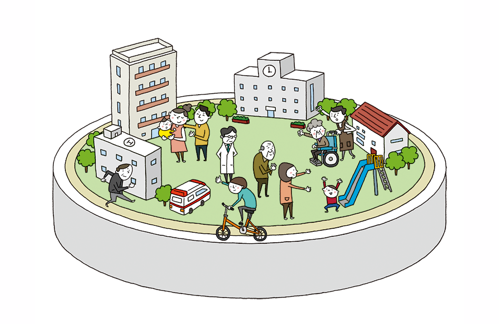 市総合計画イラスト　健康